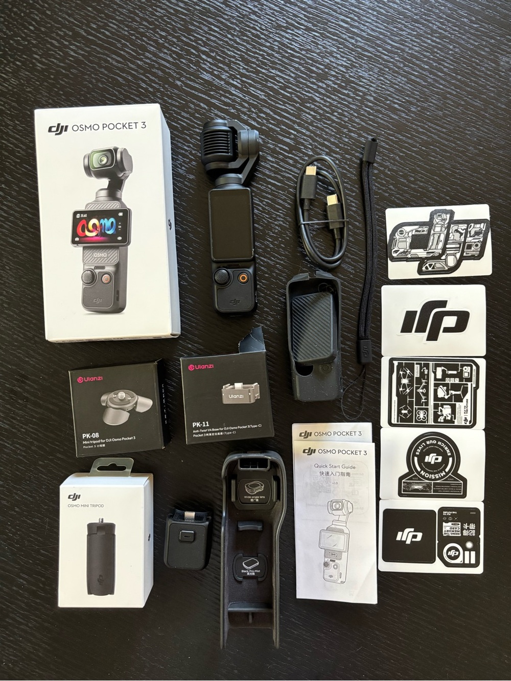 DJI Osmo Pocket 3 Compact Gimbal Camera - with accessories
